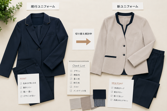 ユニフォームの基礎知識 ｜ユニフォーム更新のタイミングと注意点