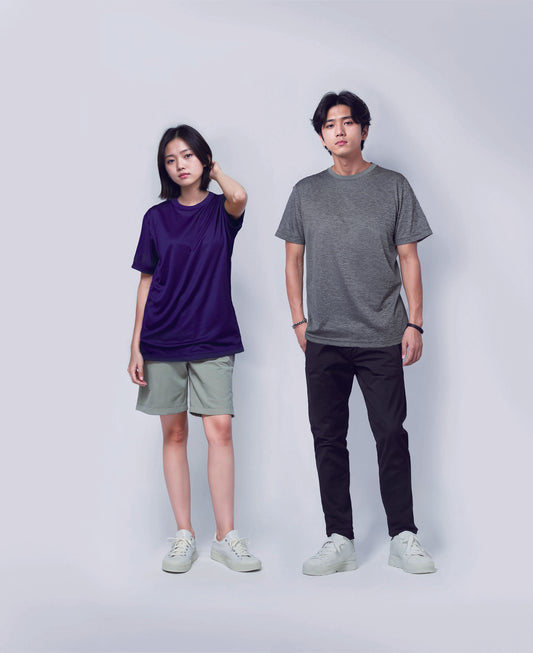 MS1154/MS1154H　4.3オンスドライTシャツ（ポリジン加工）