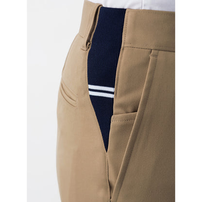 メンズストレッチウエストリブパンツ