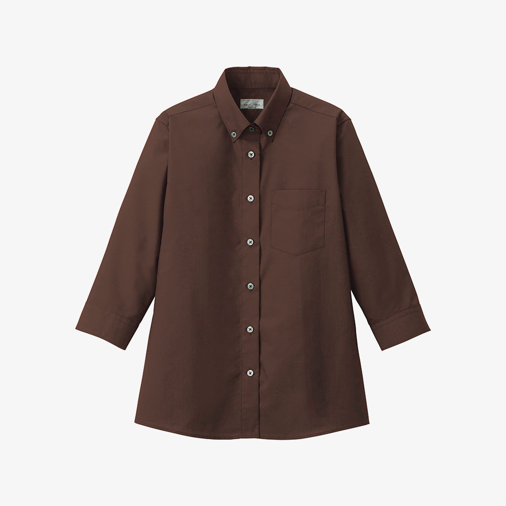 レディスボタンダウン七分袖ブラウス – BONMAX ボンマックス