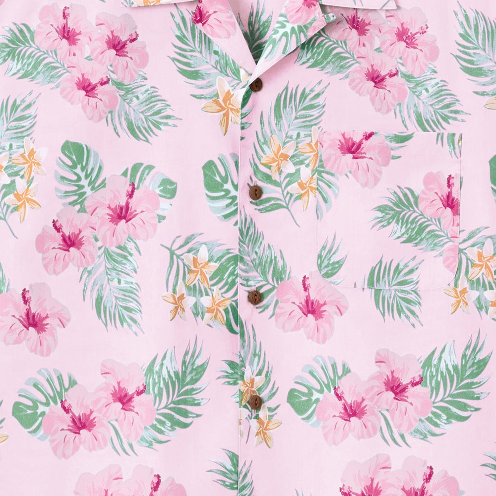 【vintage】花柄 シャツブラウス アロハシャツ 花柄ピンク系 vintage】花柄 シャツブラウス アロハシャツ 花柄ピンク系 【公式通販】