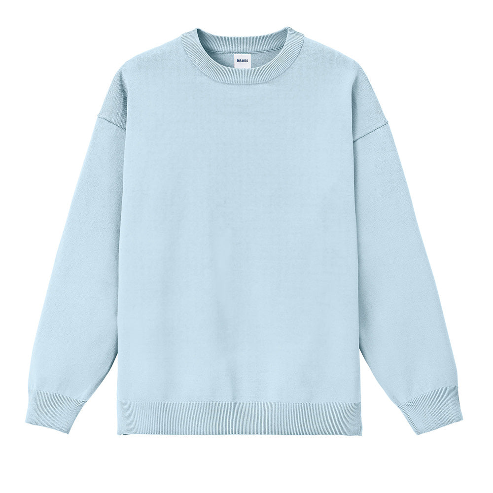 【新品】max-bone /ニット/ライトブルー /Sサイズ ウォッシャブルロングスリーブニット – BONMAX ボンマックス